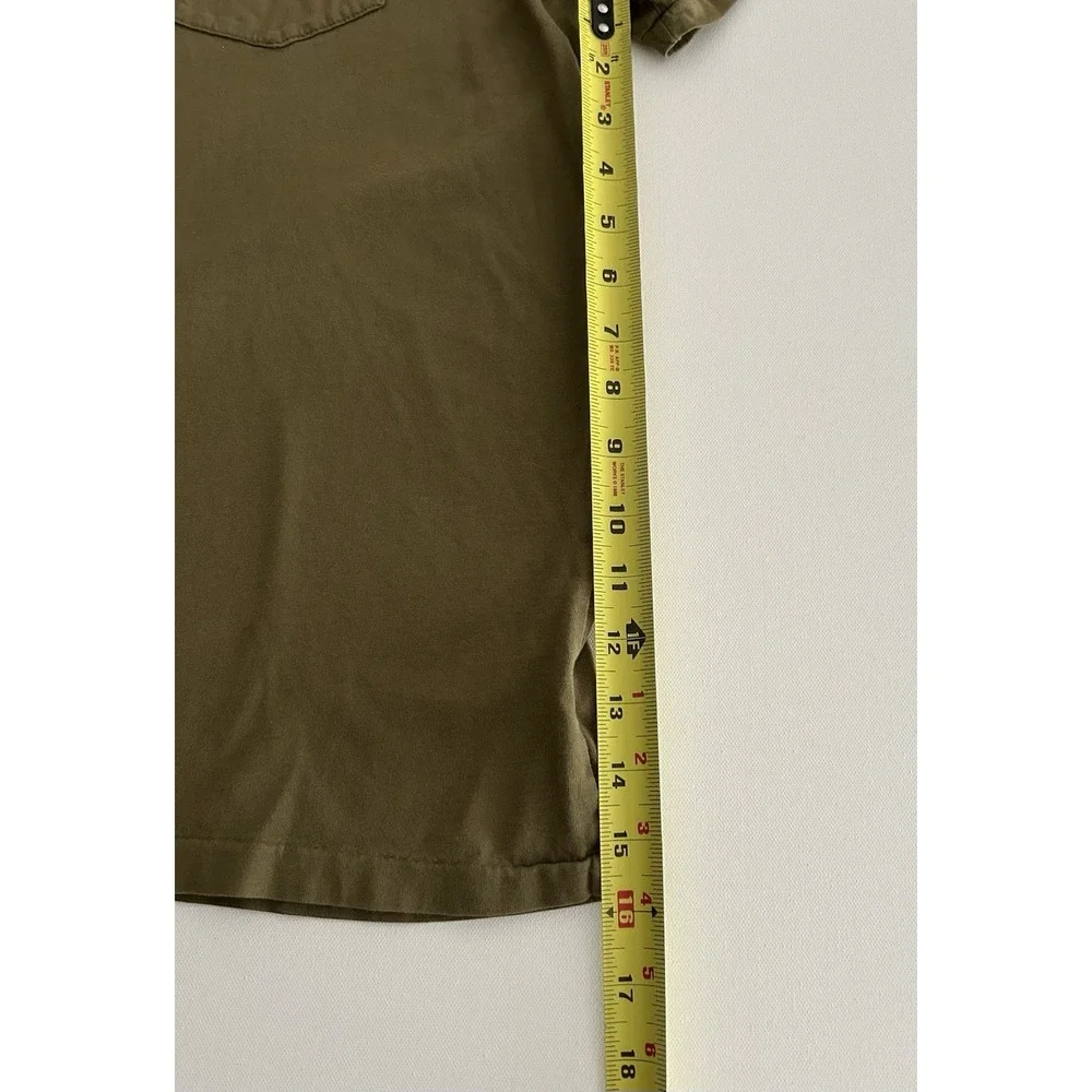 Polo Ralph Lauren Jersey Pocket T‑Shirt Cypress Olive‎ Yellow Pony Men's Size L